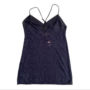 Blue lace Victoria’s Secret slip dress size medium